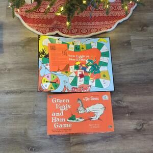 Green Eggs and Ham Board Game Dr. Seuss University Games 1996 Complete set